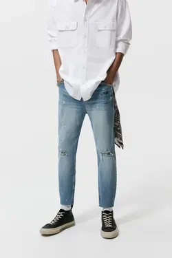 خرید شلوار جین مردانه زارا کد 155442 | بانی استایل