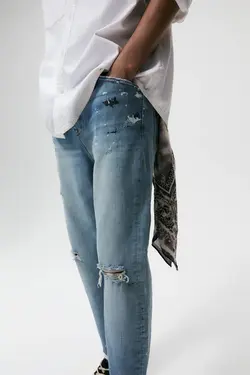 خرید شلوار جین مردانه زارا کد 155442 | بانی استایل