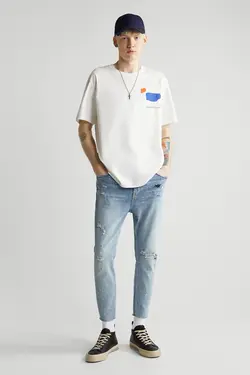 خرید شلوار جین مردانه زارا کد 155441 | بانی استایل