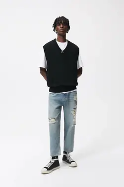 خرید شلوار جین مردانه زارا کد 155862 | بانی استایل