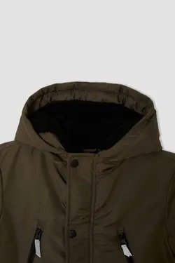 خرید کاپشن کلاه دار پسرانه دفکتو کد 153746 | بانی استایل