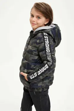 خرید کاپشن طرح دار پسرانه دفکتو کد 153721 | بانی استایل