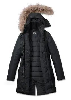 خرید کاپشن بلند کلاه دار زنانه چیبو کد 151985 | بانی استایل