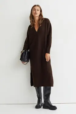 خرید پیراهن بافت زنانه اچ اند ام کد 149193 | بانی استایل