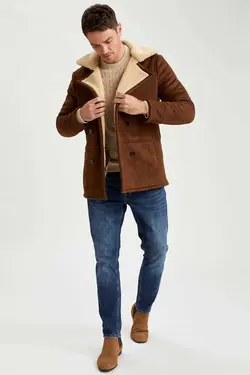 خرید کاپشن خزدار مردانه دفکتو کد 147255 | بانی استایل