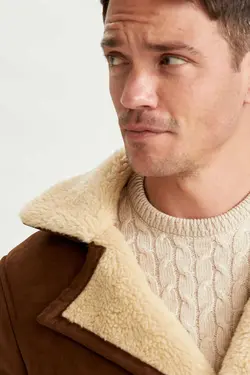 خرید کاپشن خزدار مردانه دفکتو کد 147255 | بانی استایل