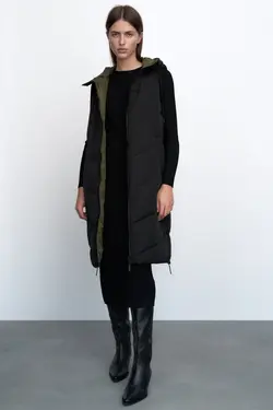 خرید جلیقه بلند زنانه زارا کد 141548 | بانی استایل