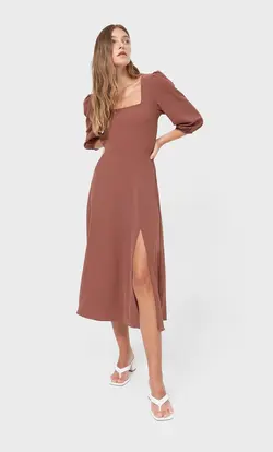 خرید پیراهن میدی زنانه استرادیواریوس کد 130365 | بانی استایل