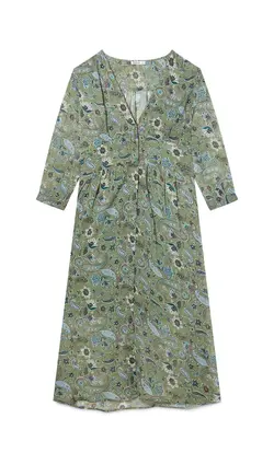 خرید پیراهن میدی زنانه استرادیواریوس کد 130361 | بانی استایل