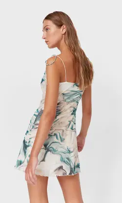 خرید پیراهن کوتاه زنانه استرادیواریوس کد 130340 | بانی استایل