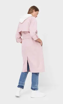 خرید بارانی زنانه استرادیواریوس کد 127792 | بانی استایل