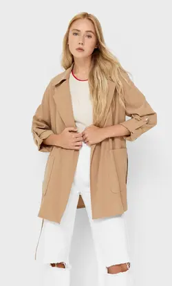 خرید بارانی زنانه استرادیواریوس کد 127692 | بانی استایل