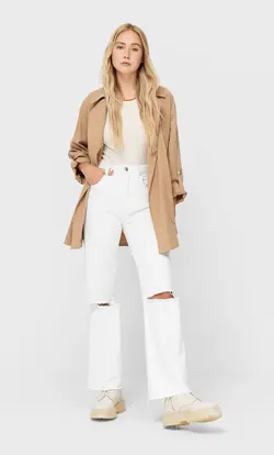 خرید بارانی زنانه استرادیواریوس کد 127692 | بانی استایل