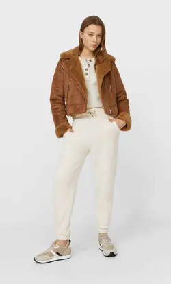 خرید کاپشن زنانه استرادیواریوس کد 129782 | بانی استایل