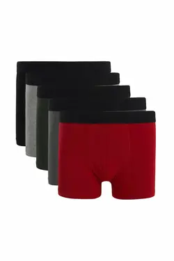 خرید شورت باکسر مردانه بسته 5 عددی دفکتو کد 125608 | بانی استایل