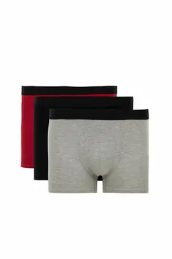 خرید شورت باکسر مردانه بسته 3 عددی دفکتو کد 125565 | بانی استایل