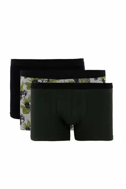 خرید شورت باکسر مردانه بسته 3 عددی دفکتو کد 125446 | بانی استایل