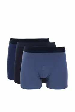 خرید شورت باکسر مردانه بسته 3 عددی دفکتو کد 125241 | بانی استایل