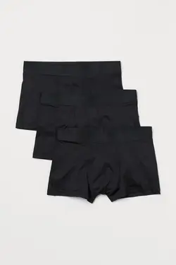 خرید شورت باکسر مردانه بسته 3 عددی اچ اند ام کد 124303 | بانی استایل