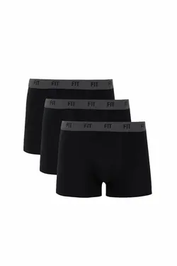 خرید شورت باکسر مردانه بسته 3 عددی دفکتو کد 125697 | بانی استایل