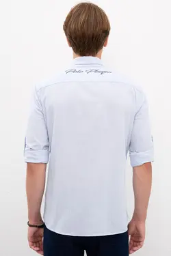 خرید پیراهن آستین بلند مردانه یو اس پولو کد 120980 | بانی استایل