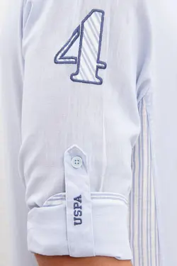 خرید پیراهن آستین بلند مردانه یو اس پولو کد 120980 | بانی استایل