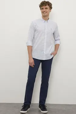 خرید پیراهن آستین بلند مردانه یو اس پولو کد 120852 | بانی استایل