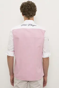 خرید پیراهن آستین بلند مردانه یو اس پولو کد 120681 | بانی استایل