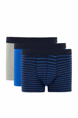 خرید شورت باکسر مردانه بسته 3 عددی دفکتو کد 125424 | بانی استایل