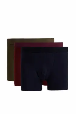 خرید شورت باکسر مردانه بسته 3 عددی دفکتو کد 125281 | بانی استایل