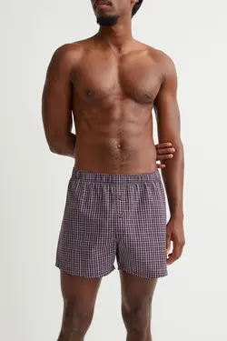 خرید شورت باکسر مردانه بسته 5 عددی اچ اند ام کد 124311 | بانی استایل