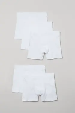 خرید شورت باکسر مردانه بسته 5 عددی اچ اند ام کد 124313 | بانی استایل