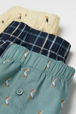 خرید شورت باکسر مردانه بسته 5 عددی اچ اند ام کد 124310 | بانی استایل