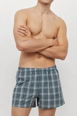 خرید شورت باکسر مردانه بسته 5 عددی اچ اند ام کد 124308 | بانی استایل