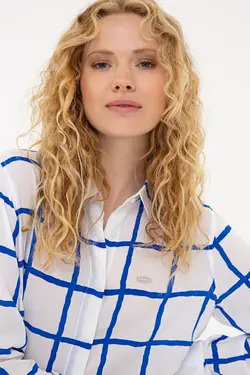 خرید شومیز زنانه یو اس پولو کد 123132 | بانی استایل