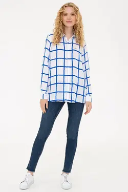 خرید شومیز زنانه یو اس پولو کد 123132 | بانی استایل