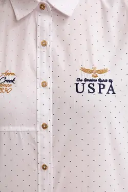 خرید شومیز آستین بلند زنانه یو اس پولو کد 123075 | بانی استایل