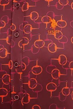 خرید شومیز نخی زنانه یو اس پولو کد 123018 | بانی استایل