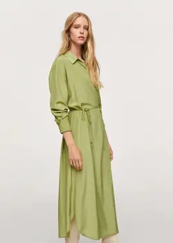 خرید پیراهن ساتن زنانه منگو کد 113998 | بانی استایل