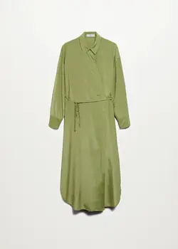 خرید پیراهن ساتن زنانه منگو کد 113998 | بانی استایل