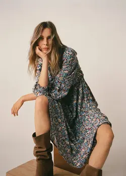 خرید پیراهن زنانه منگو کد 113975 | بانی استایل