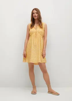 خرید پیراهن کوتاه زنانه منگو کد 113323 | بانی استایل