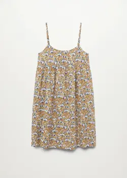 خرید پیراهن طرح دار زنانه منگو کد 113309 | بانی استایل