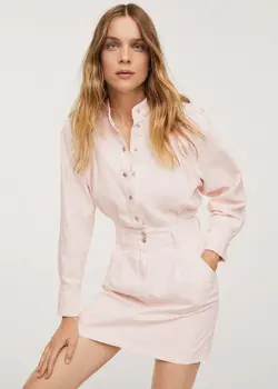 خرید پیراهن جین زنانه منگو کد 113294 | بانی استایل