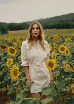 خرید پیراهن جین زنانه منگو کد 113294 | بانی استایل