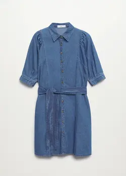 خرید پیراهن جین زنانه منگو کد 113298 | بانی استایل