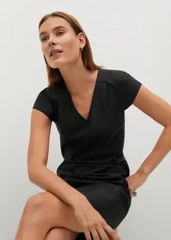 خرید پیراهن کوتاه زنانه منگو کد 112800 | بانی استایل