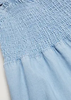 خرید پیراهن نخی زنانه منگو کد 112832 | بانی استایل