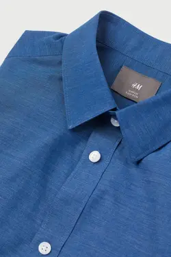 خرید پیراهن اسلیم فیت مردانه اچ اند ام کد 107143 | بانی استایل