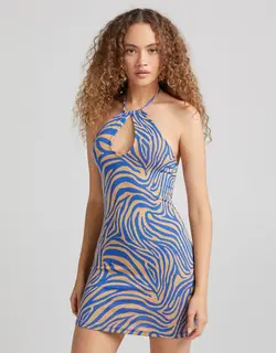 خرید پیراهن طرح دار زنانه برشکا کد 102965 | فروشگاه اینترنتی بانی استایل